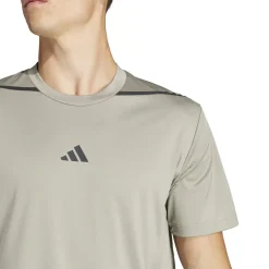 Fitness And Gym Tops*adidas Mens D4t Adistwo Tee Gym Top in Green
