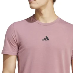 Fitness And Gym Tops*adidas Mens D4t Tee Gym Top in Pink