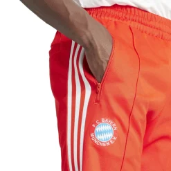 Trousers*adidas Mens Fcb Og Bb Tp Tracksuit Bottom in Red