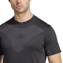 Fitness And Gym Tops|Fitness And Gymwear*adidas Mens Gym+ Seamless Tee in Black