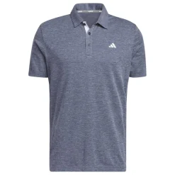 Polo Shirts*adidas Mens Heather Polo Shirt in Blue