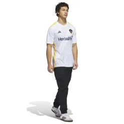Football And Rugby Clothing*adidas Mens La Galaxy 24 25 Home Jersey in White