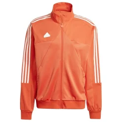 Tracksuits*adidas Mens M Tiro Tt Q1 Tracksuit Top in Red