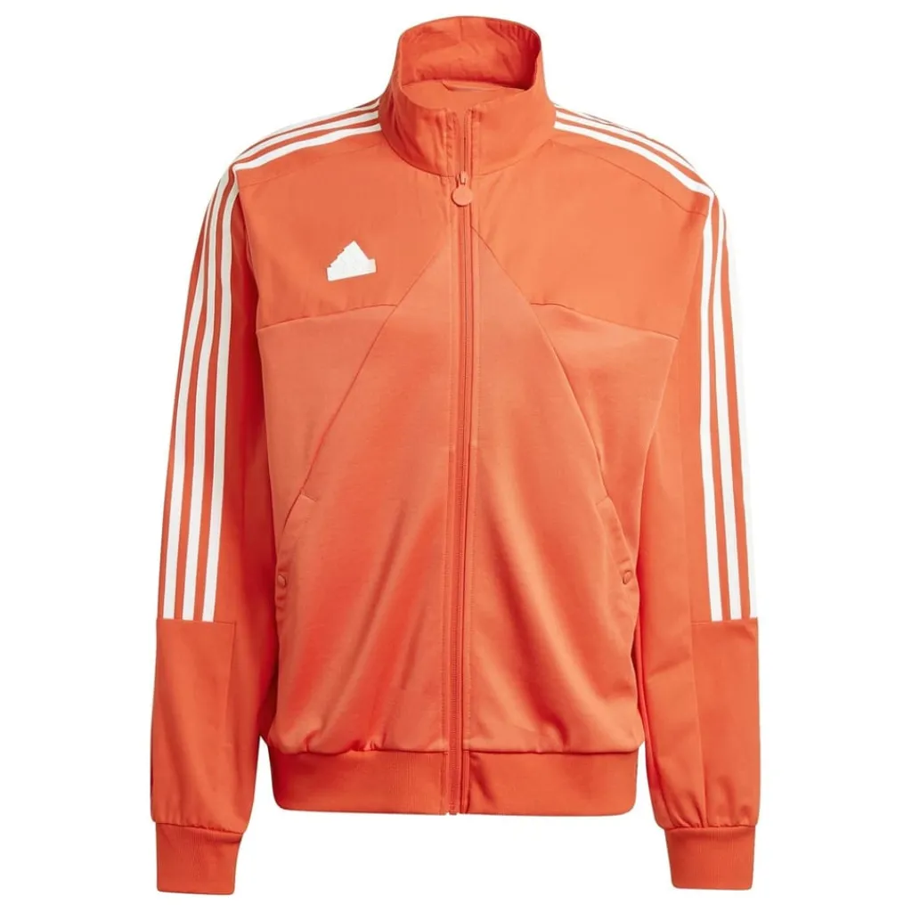 Tracksuits*adidas Mens M Tiro Tt Q1 Tracksuit Top in Red