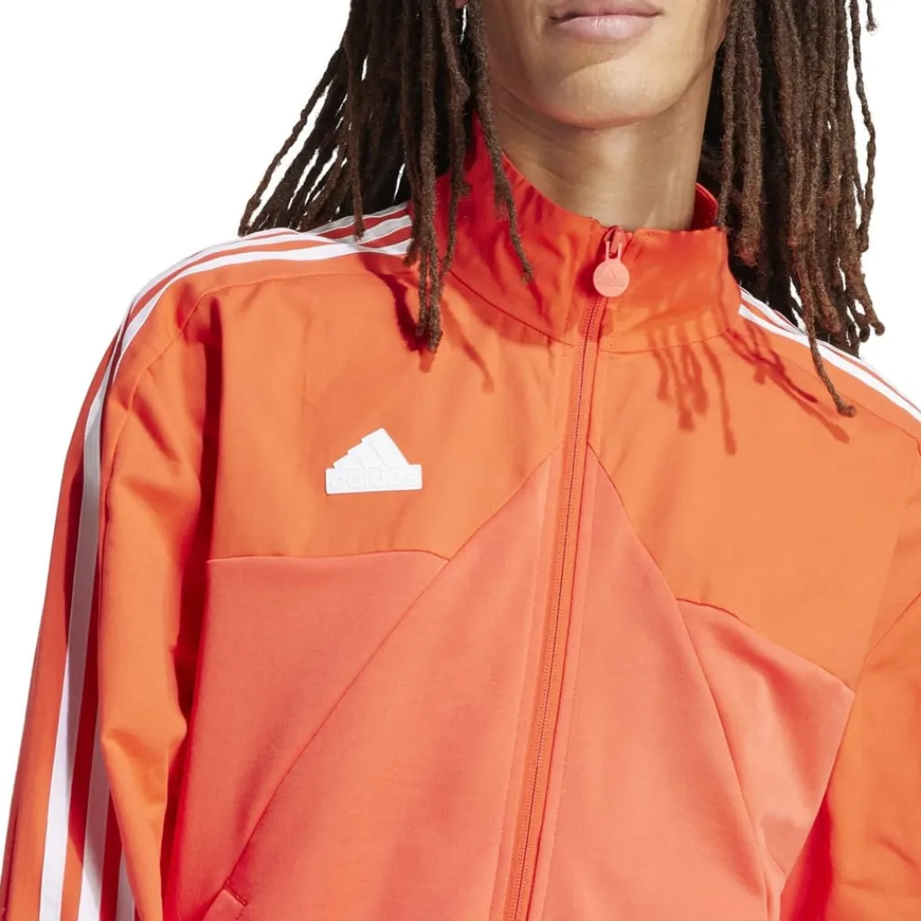 Tracksuits*adidas Mens M Tiro Tt Q1 Tracksuit Top in Red