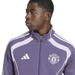 Tracksuits*adidas Mens Manchester United Ubackpack Doubleknit Tracksuit Top in Purple