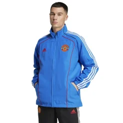 Tracksuits*adidas Mens Manchester United Ubackpack Tracksuit Top in Blue