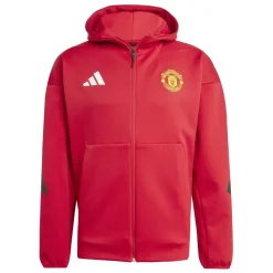 Tracksuits*adidas Mens Manchester United Anthem Jacket 2025 2026 in Red
