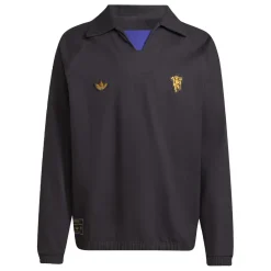 Fitness And Gym Tops|Fitness And Gymwear*adidas Mens Manchester United Icons Drill Top in Black