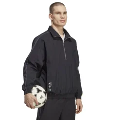Tracksuits*adidas Mens Mufc Ps Jacket Tracksuit Top in Black