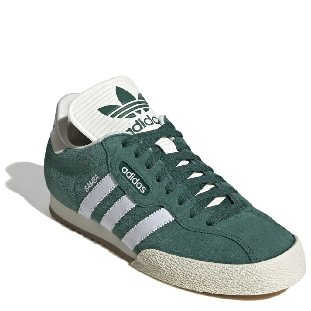 Trainers|Footwear*adidas Mens Originals Samba Suede Trainers in Green