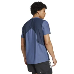 Fitness And Gym Tops*adidas Mens Otr B Cb Tee Running Top in Blue