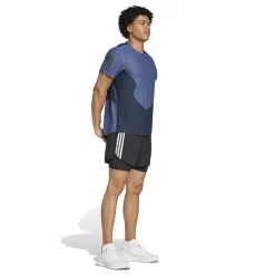 Fitness And Gym Tops*adidas Mens Otr B Cb Tee Running Top in Blue