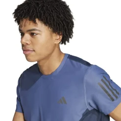 Fitness And Gym Tops*adidas Mens Otr B Cb Tee Running Top in Blue