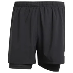 Fitness And Gym Shorts*adidas Mens Own The Run 2 In 1 Running Shorts in Black