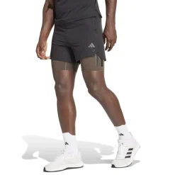 Fitness And Gym Shorts*adidas Mens Power Workout Two In One Shorts in Black