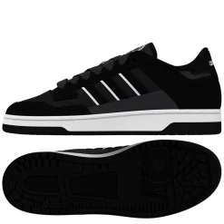Trainers|Footwear*adidas Mens Rapid Court Low Low Top Trainers in Black