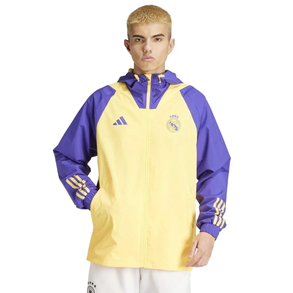 Tracksuits*adidas Mens Real Madrid Tiro 23 All Weather Jacket in Blue
