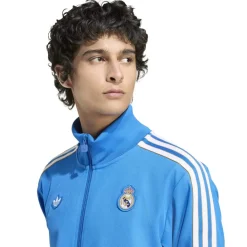 Tracksuits*adidas Mens Real Madrid Tracksuit Top in Blue