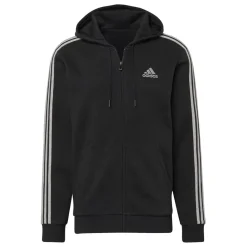 Tracksuits*adidas Mens 3s Fleece Tracksuit in Black