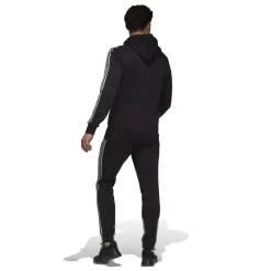 Tracksuits*adidas Mens 3s Fleece Tracksuit in Black