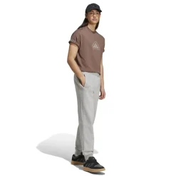 Fitness And Gym Tops*adidas Mens Season Short Sleeve Gym Top in Brown