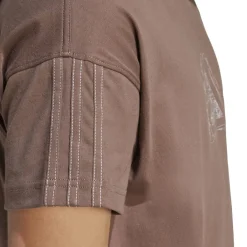 Fitness And Gym Tops*adidas Mens Season Short Sleeve Gym Top in Brown