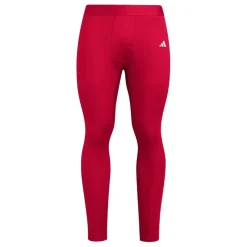 Fitness And Gym Tops*adidas Mens Techfit Long Tights in Red