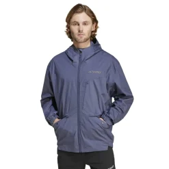 Coats And Jackets*adidas Mens Terrex Xploric Wind Jacket in Blue