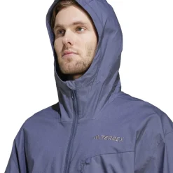 Coats And Jackets*adidas Mens Terrex Xploric Wind Jacket in Blue