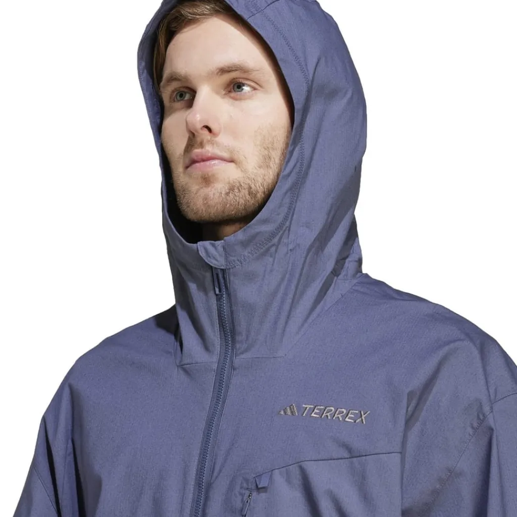 Coats And Jackets*adidas Mens Terrex Xploric Wind Jacket in Blue