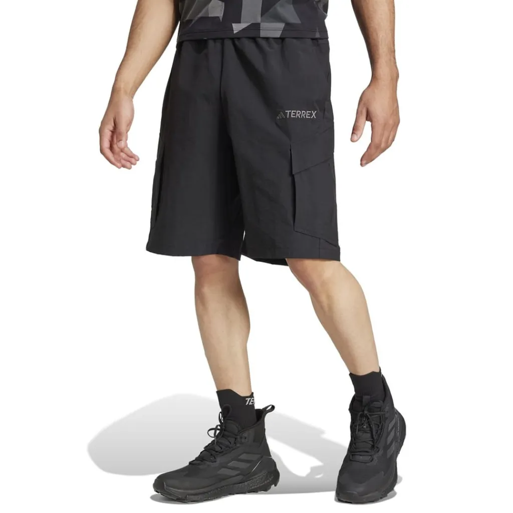 Shorts*adidas Mens Terrex Xploric Cargo Shorts in Black