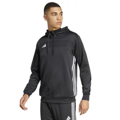 Fitness And Gym Tops*adidas Mens Tiro 25 Essentials Sweat Hoodie in Black