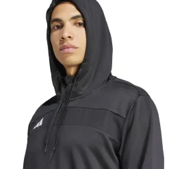 Fitness And Gym Tops*adidas Mens Tiro 25 Essentials Sweat Hoodie in Black