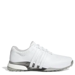 Golf Shoes*adidas Mens Tour360 25 Wide Spikeless Golf Shoes in White