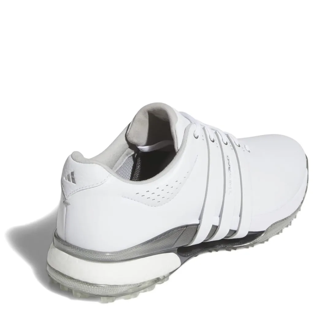 Golf Shoes*adidas Mens Tour360 25 Wide Spikeless Golf Shoes in White