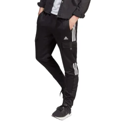 Trousers*adidas Mens Trio Cargo Tracksuit Bottoms in Black