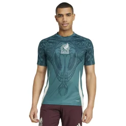 Football And Rugby Clothing*adidas Mexico Pre Match Shirt 2024 Adults in Green