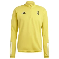 Fitness And Gym Tops*adidas Mock Neck Regular Fit Athletic Top in Gold