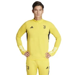 Fitness And Gym Tops*adidas Mock Neck Regular Fit Athletic Top in Gold