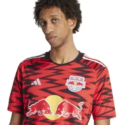 Football And Rugby Clothing*adidas New York Red Bulls Home Shirt 2024 2025 Adults in Red