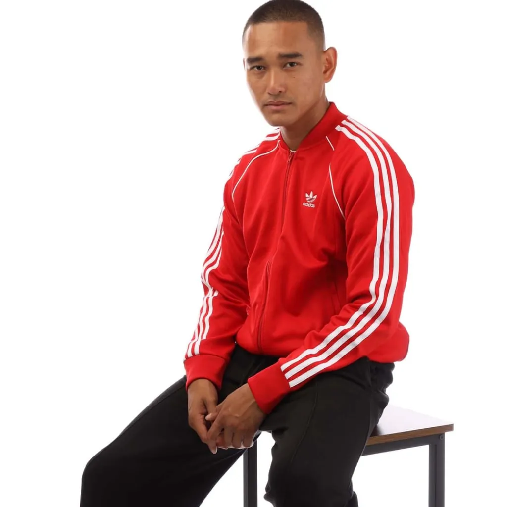 Tracksuits*adidas Originals Adicolor Classics SST Track Jacket in Red