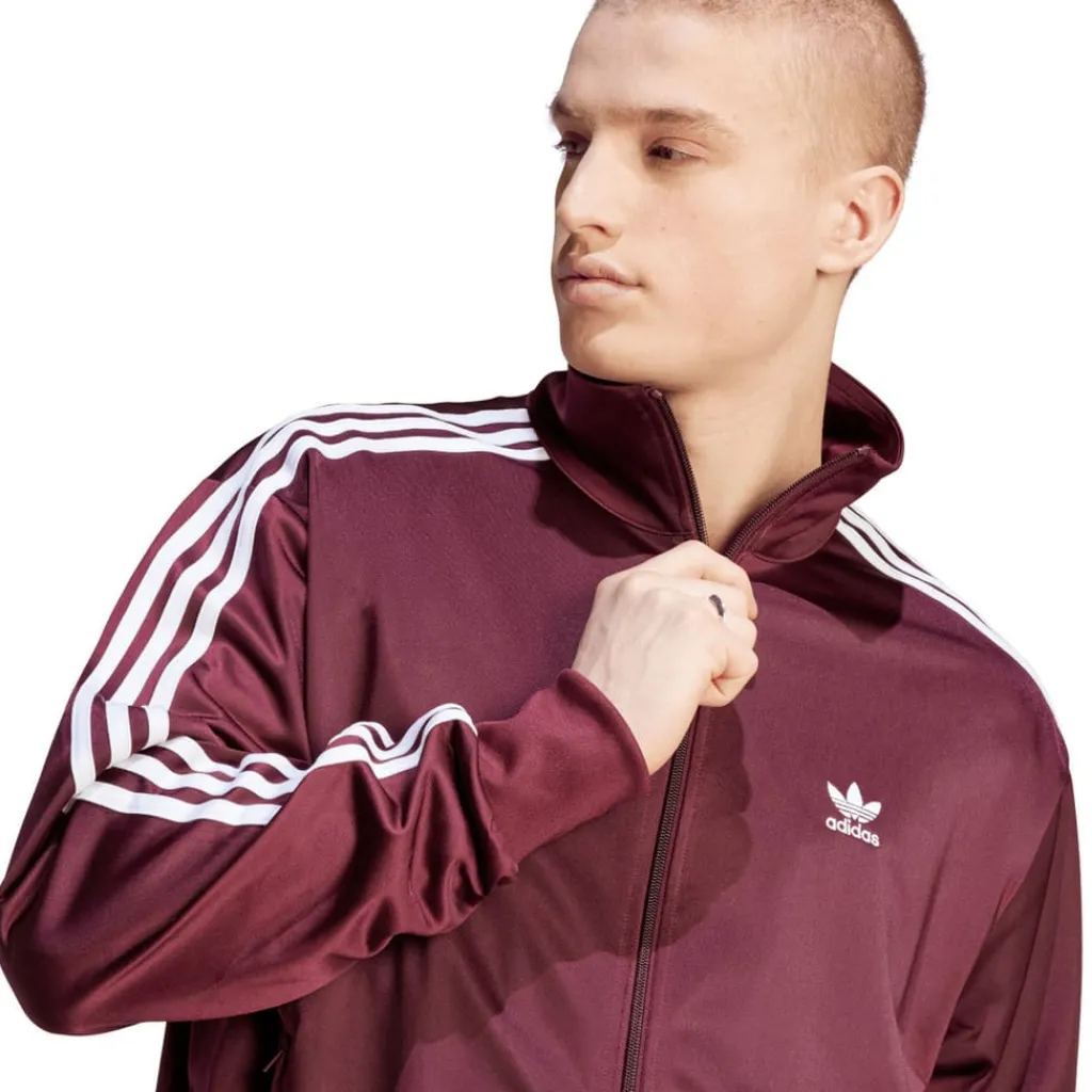 Tracksuits*adidas Originals Adicolor Classics Firebird Track Top in red maroon