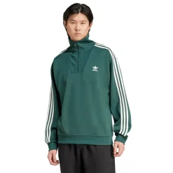 Tracksuits*adidas Originals Adicolor Funnel Neck Track Top in Green