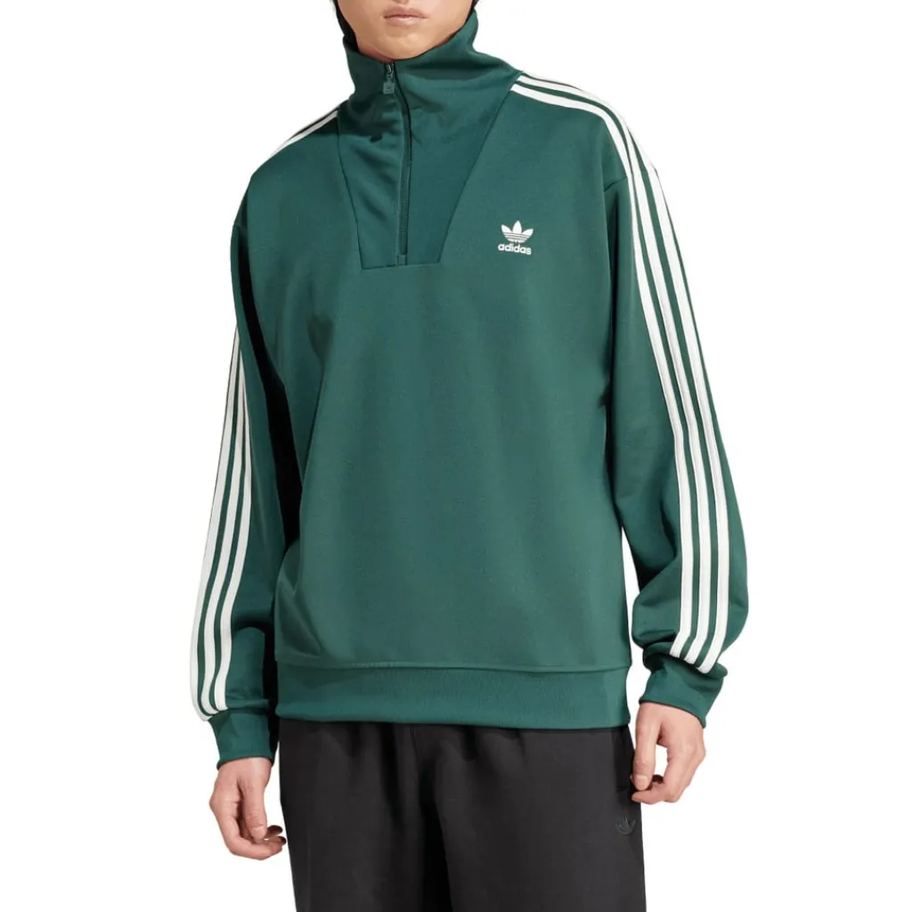 Tracksuits*adidas Originals Adicolor Funnel Neck Track Top in Green
