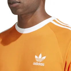 T-Shirts And Vests*adidas Originals Adicolor Classics 3-Stripes T-Shirt in Orange