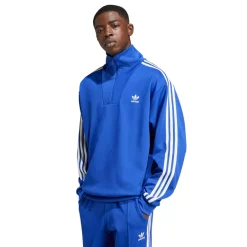Tracksuits*adidas Originals Adicolor Funnel Neck Track Top in Blue
