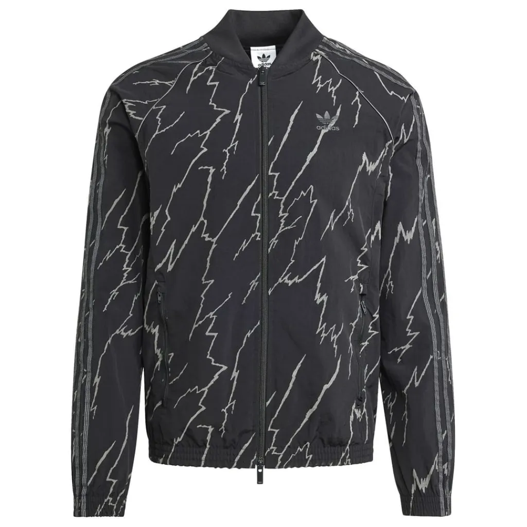 Tracksuits*adidas Originals Athletic Crew Neck Regular Fit Top in Black