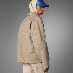 Sweatshirts*adidas Originals Collared zt in Brown