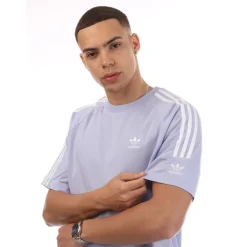 Fitness And Gym Tops|Fitness And Gymwear*adidas Originals Crew Neck Regular Fit T-Shirt in Purple